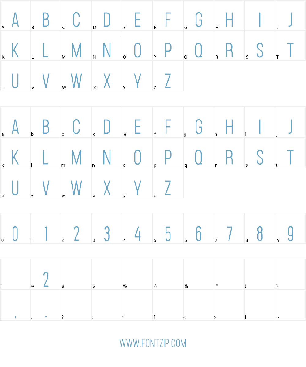 Carson Font Character